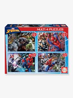 Jouet-Jeux éducatifs-4 Puzzles Progressifs Spiderman - EDUCA