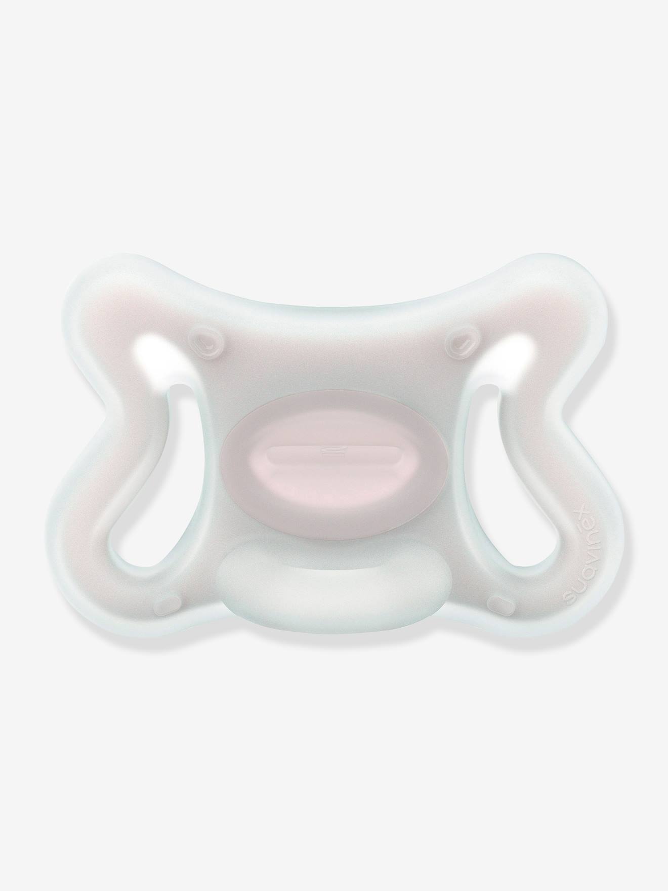 Set biberon Zero.Zero + sucette rose nude (Suavinex) - Image 1