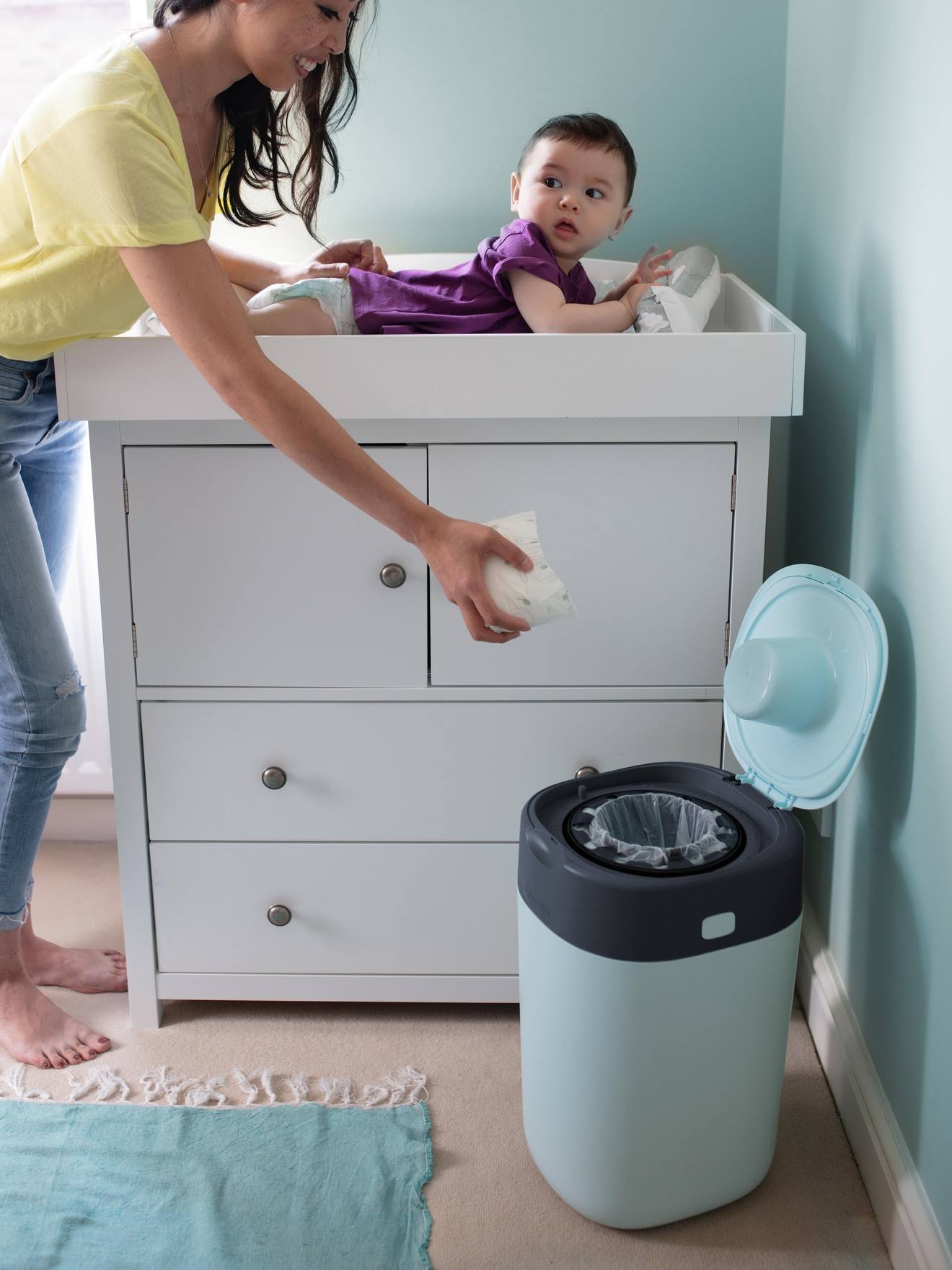 Pot pour bébé et poubelle à couche - vertbaudet