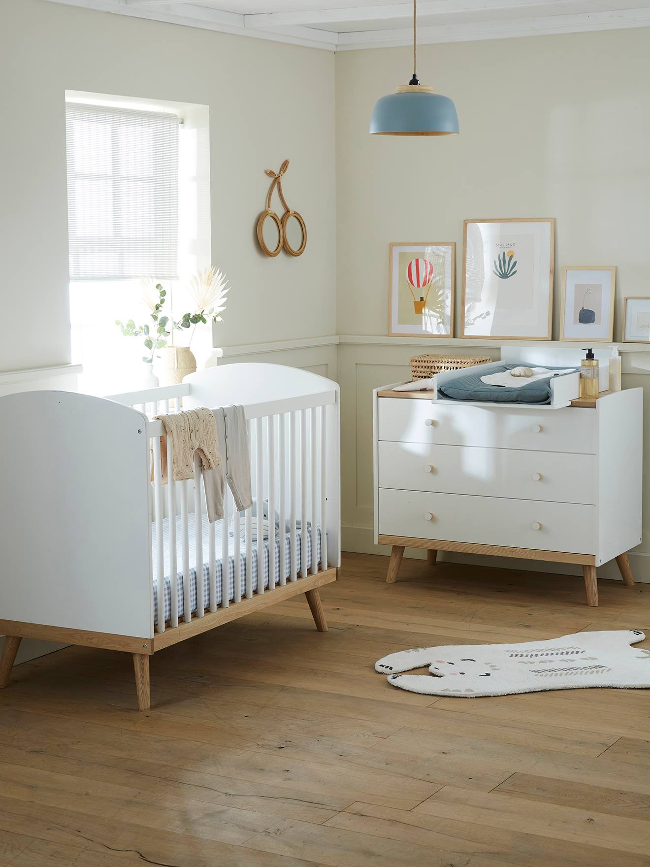 Commode avec poignées personnalisables LIGNE CONFETTI blanc (Vertbaudet) - Image 1