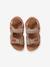 Sandales anatomiques cuir garçon gris camou+marine+taupe 19 - vertbaudet enfant 