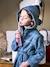 Peignoir enfant personnalisable Oeko-Tex® bleu+rose 1 - vertbaudet enfant 