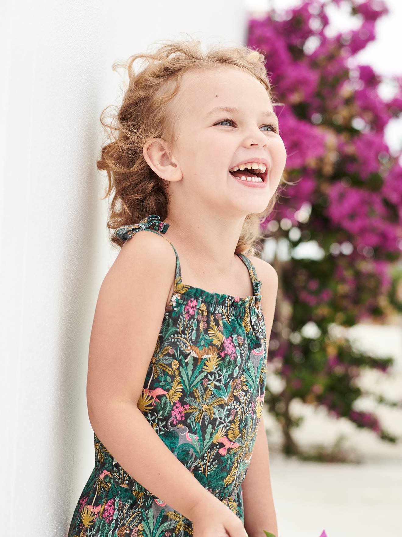 Vertbaudet Fille Combi-short Fille à Volants Vertbaudet 100