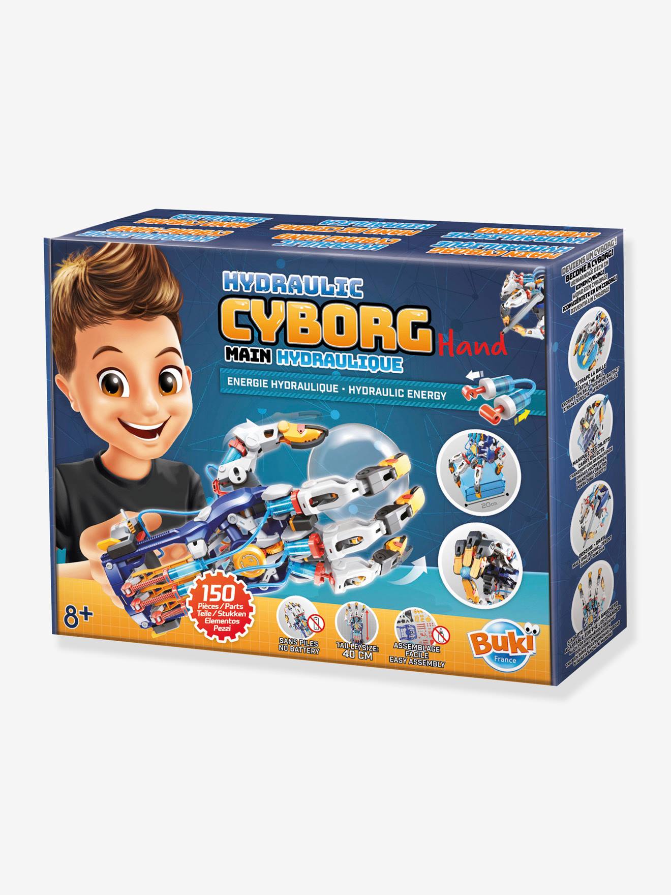 Main Hydraulique - Bleu