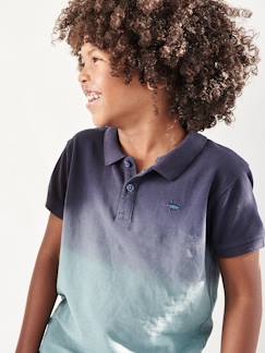 Garçon-T-shirt, polo, sous-pull-Polo garçon effet dip & dye