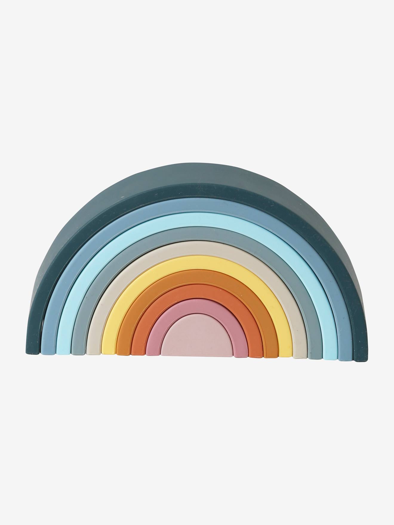 Arc-en-ciel à empiler en silicone multicolor