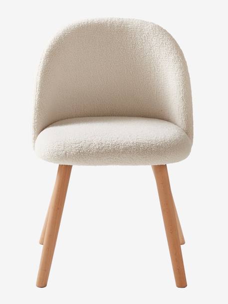 Chaise fausse fourrure enfant cannelle+ivoire+kaki 14 - vertbaudet enfant 