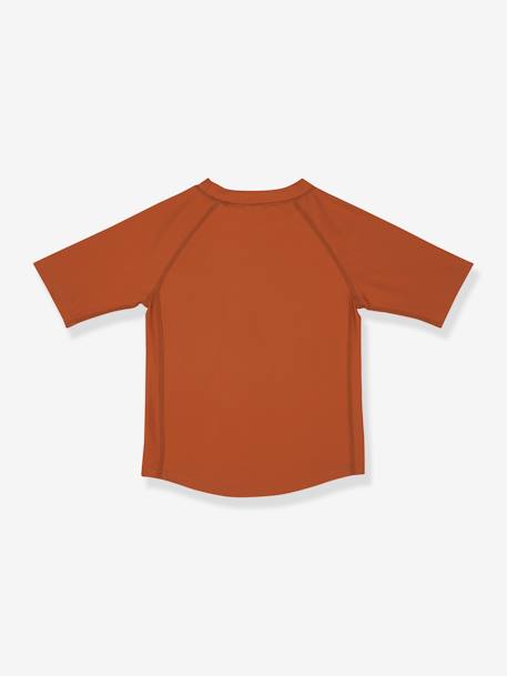T-shirt manches courtes anti-UV LÄSSIG blanc imprimé+écru+gris+rouille 12 - vertbaudet enfant 