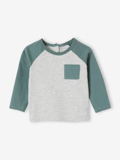 T-shirt colorblock bébé manches raglan  - vertbaudet enfant