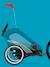Poussette Zeno bike One Box CYBEX noir+turquoise 3 - vertbaudet enfant 
