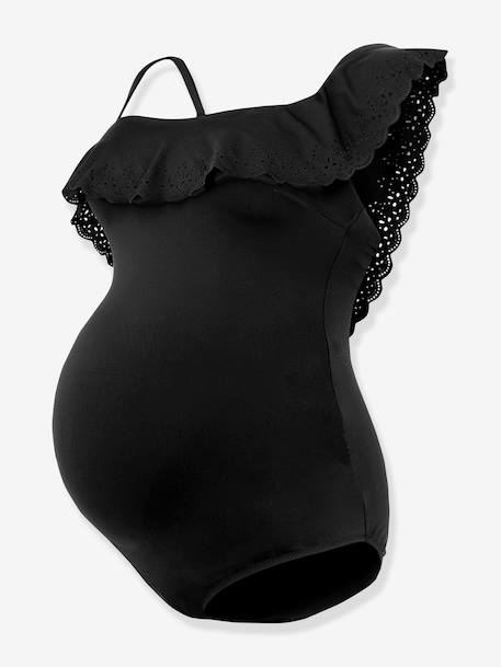 Maillot de bain de grossesse Bloom fuchsia+noir+vert 10 - vertbaudet enfant 