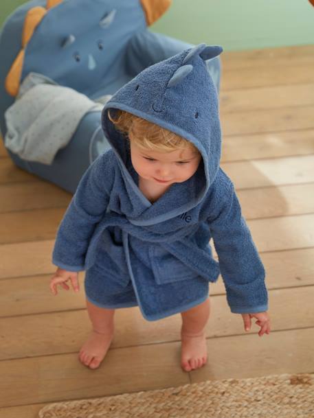 Peignoir bébé PETIT DINO bleu 5 - vertbaudet enfant 