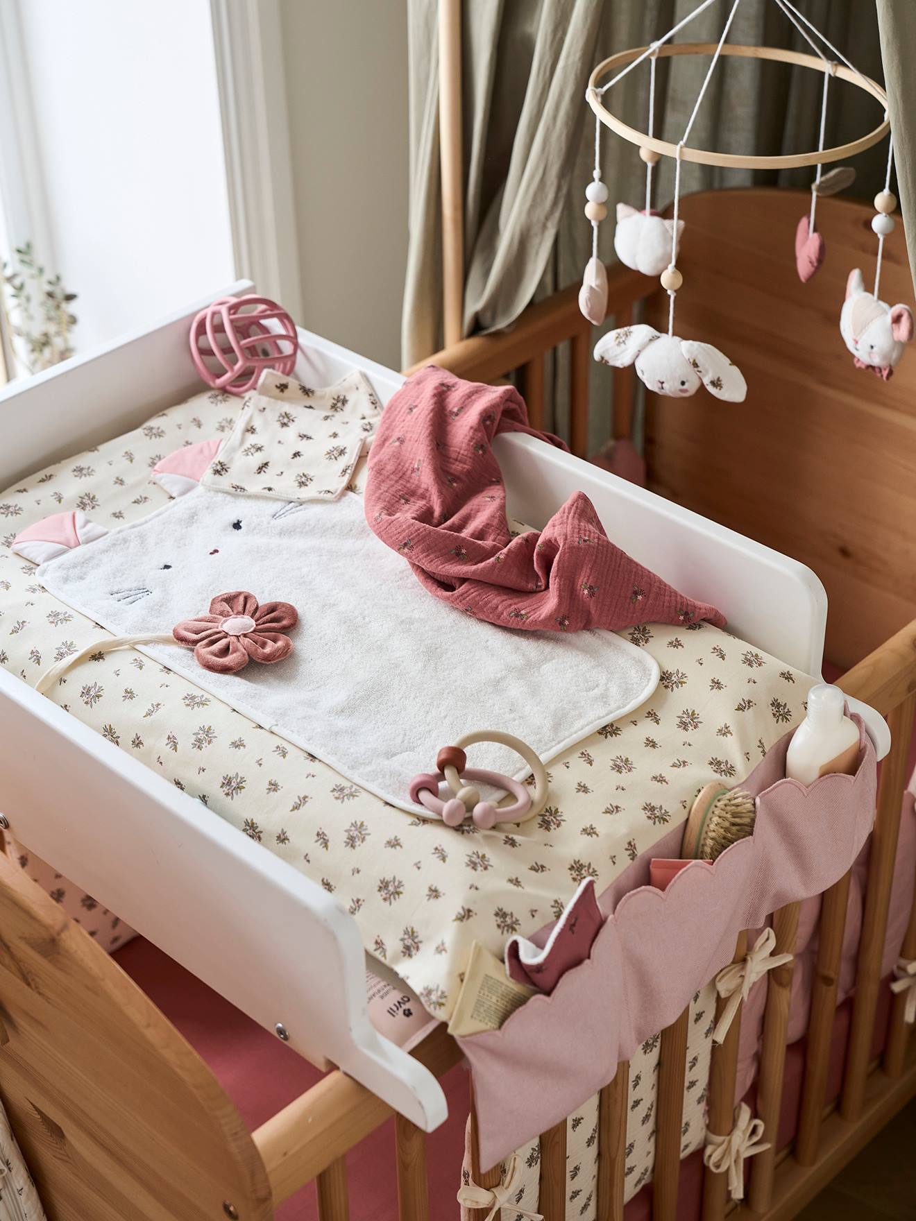 Matelas à langer GRENIER écru / multicolore (Vertbaudet) - Image 3