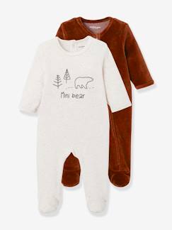 Bébé-Pyjama, surpyjama-Dors-bien "mini-bear" bébé en velours