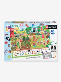 Jouet-Puzzle 60p - Au Jardin - Cherche et Trouve - NATHAN