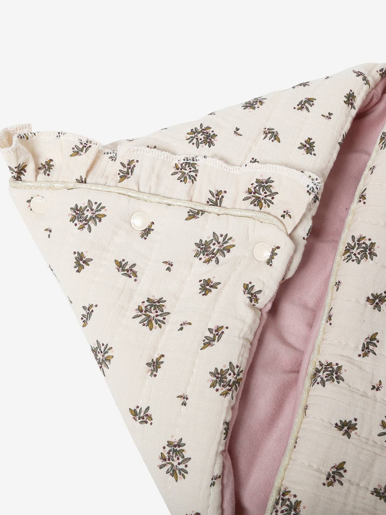 Nid d'ange enveloppant en coton imprimé grenier (Vertbaudet) - Image 2