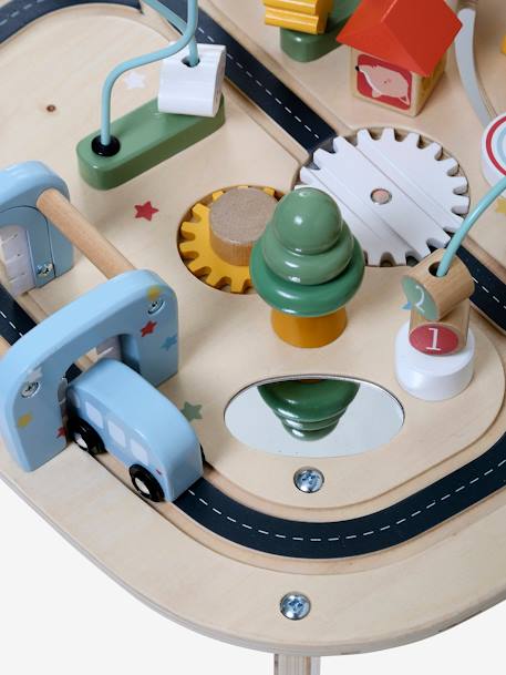 Table d'activités circuit de voitures en bois FSC® beige 7 - vertbaudet enfant 