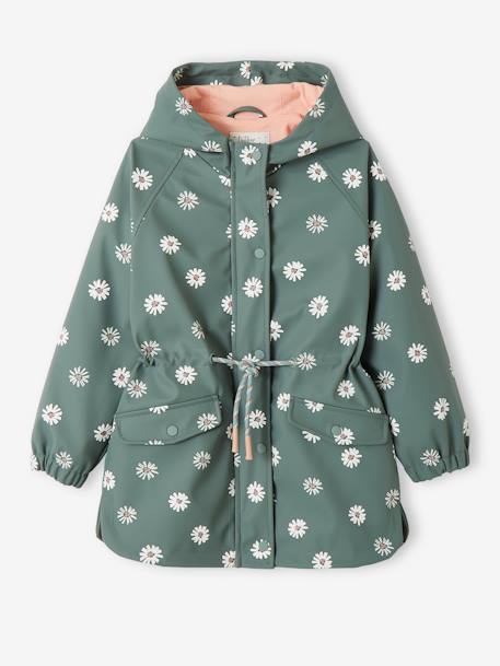 Ciré fille à capuche motifs magiques   - vertbaudet enfant