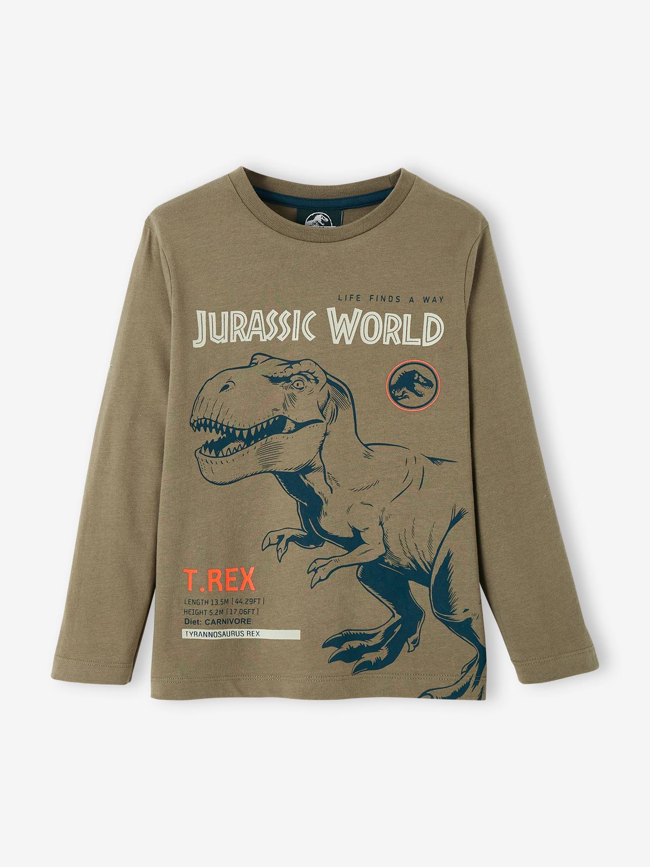 T-shirt manches longues garçon Jurassic World® marron