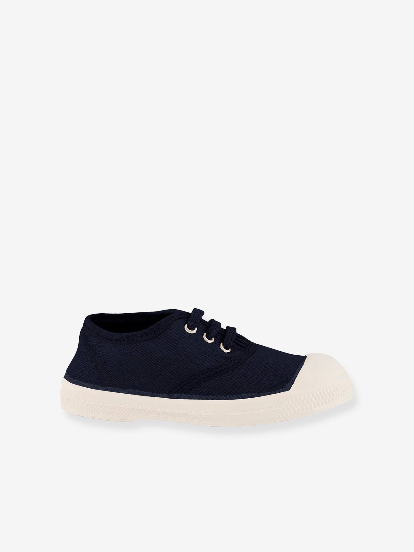Tennis à lacets coton enfant BENSIMON® marine
