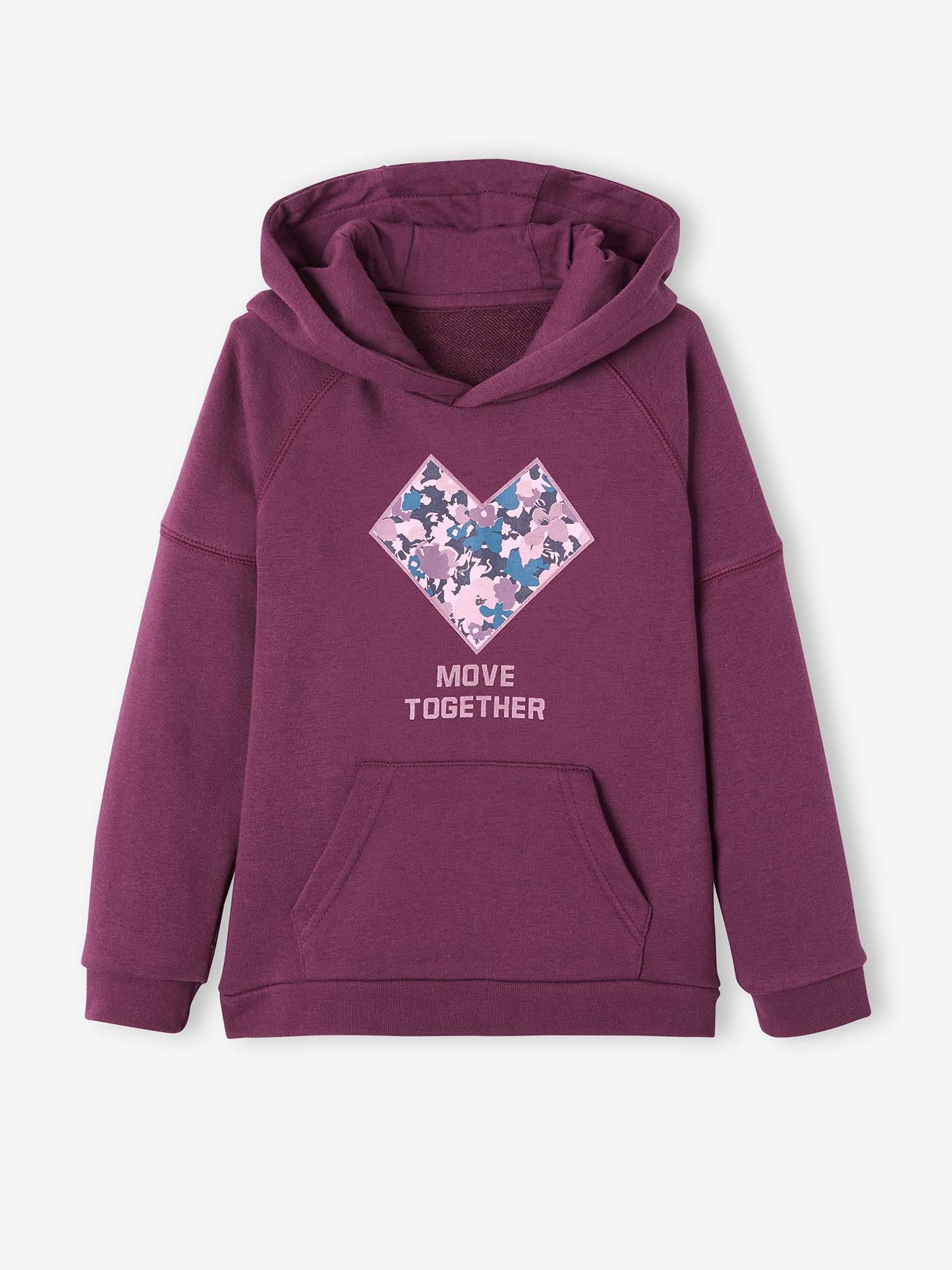 Sweat sport fille move together prune