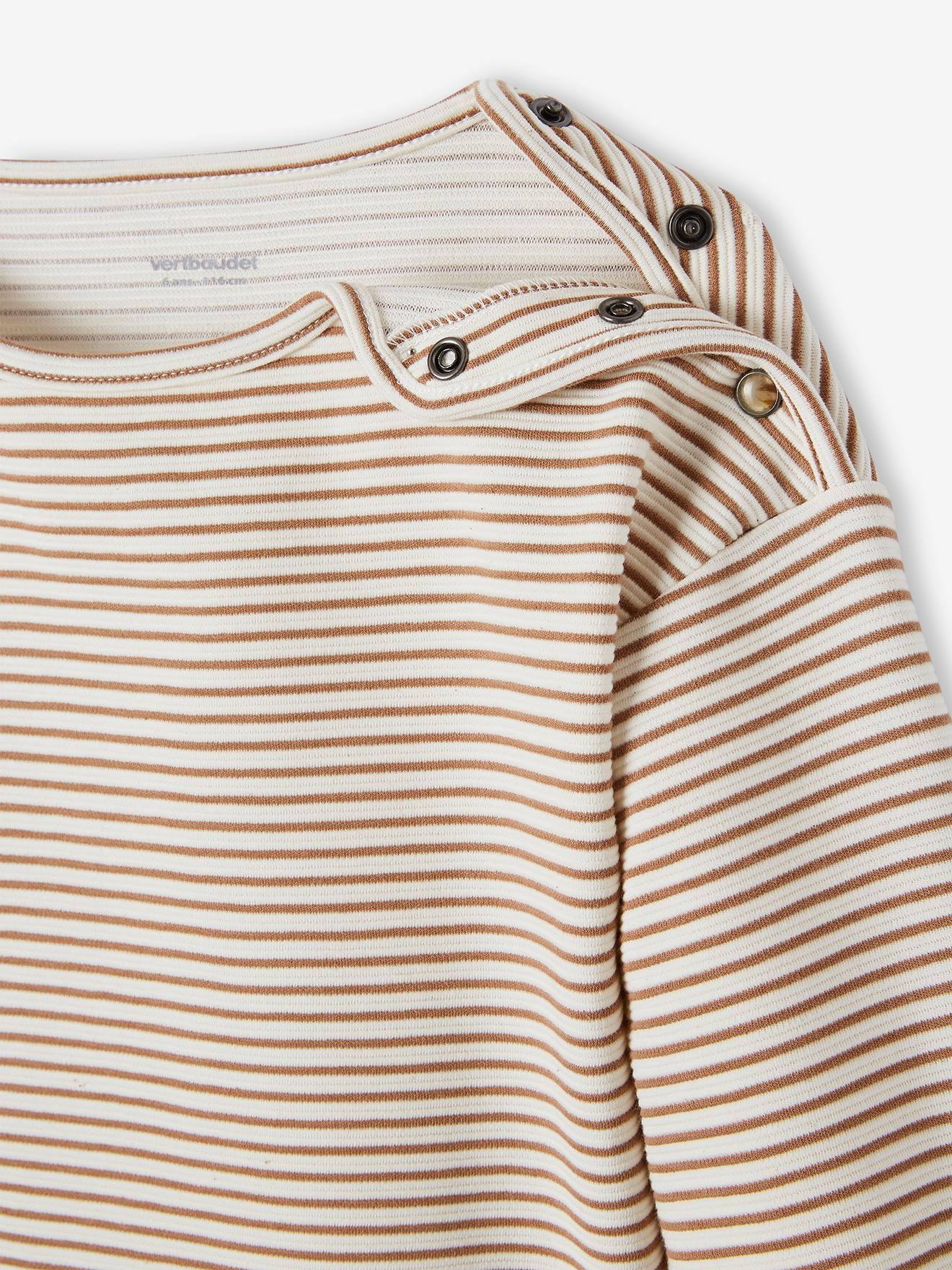 T-shirt ras-du-cou en jersey de viscose jacquard | Giorgio