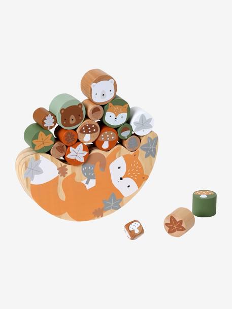 Vertbaudet - Jeu d'équilibre Renard en bois FSC® orange