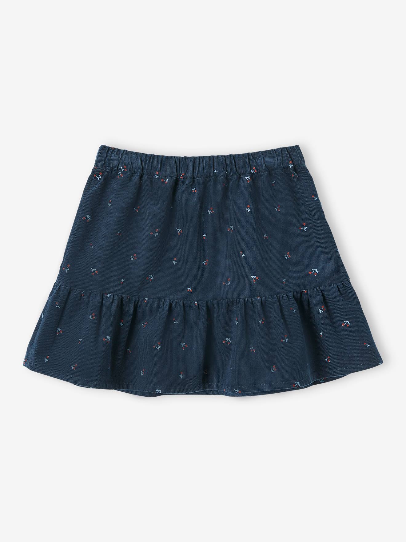 Jupe à Volants Gris 100% Coton Pour Fille - Taille 4 XS (The Children's Place) - Occasion Très Bon état