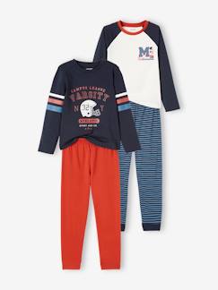 Garçon-Lot de 2 pyjamas "football américain" garçon