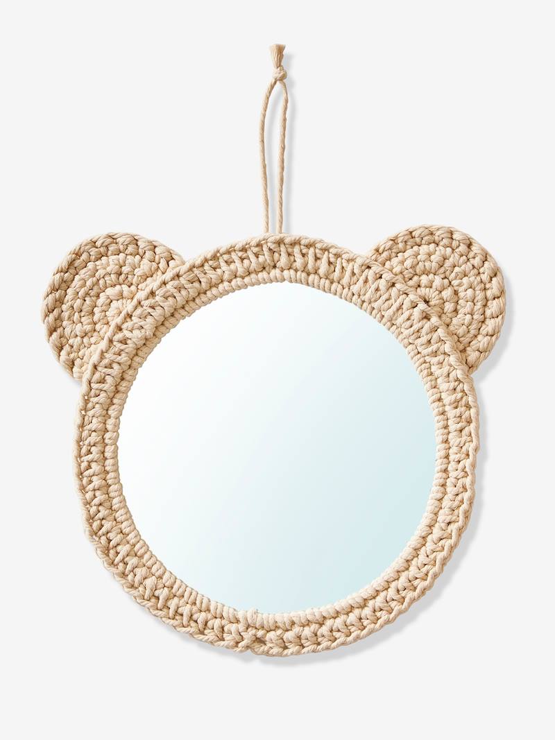 Bob Bébé Ourson - 100% Coton - Taille 3/6M - Protection Solaire Avec Oreilles - Vanille Beige