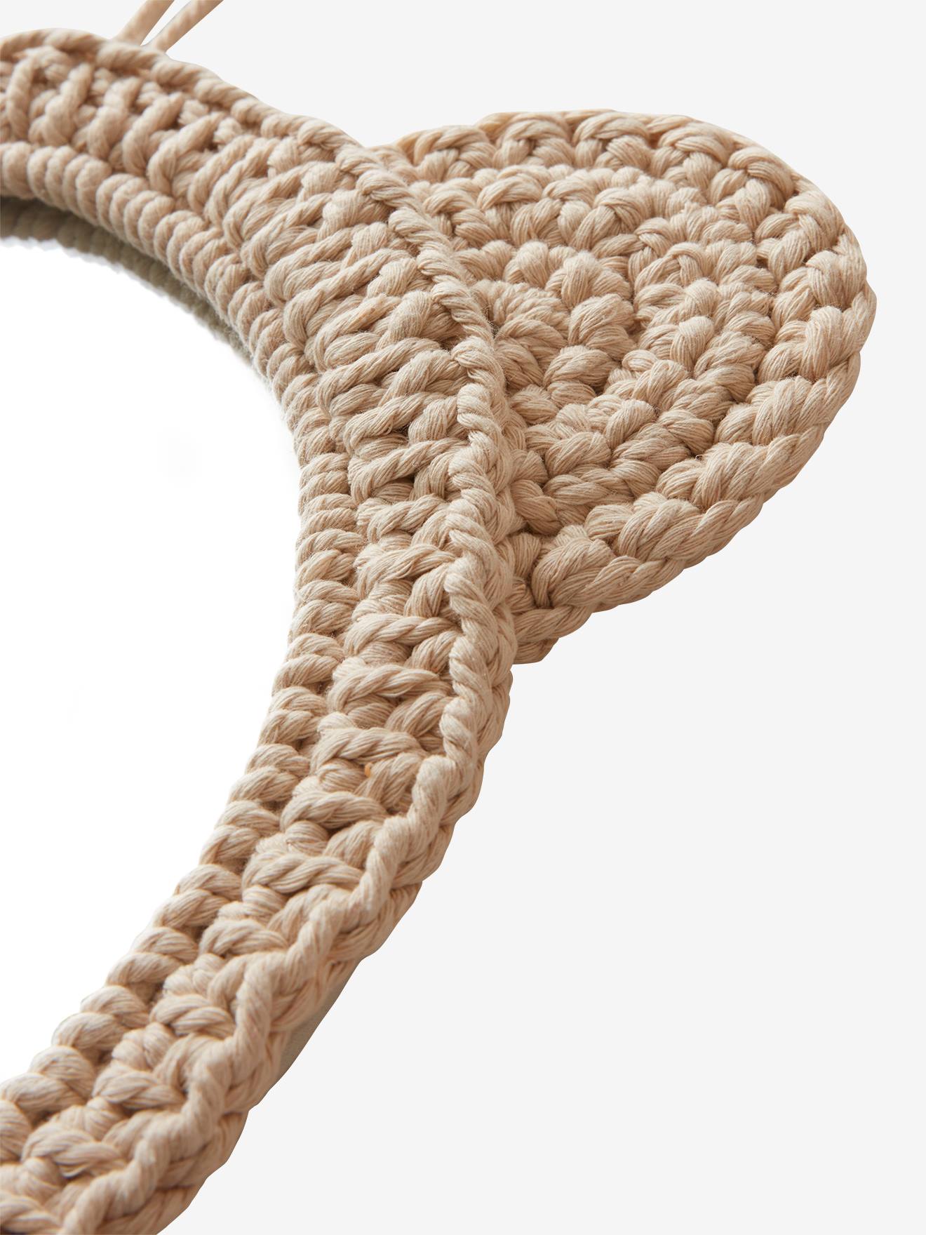 Miroir ourson tricot beige (Vertbaudet) - Image 1
