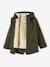 Parka garçon 3 en 1 blouson amovible kaki+lichen+Marine grisé+noix de pécan 8 - vertbaudet enfant 