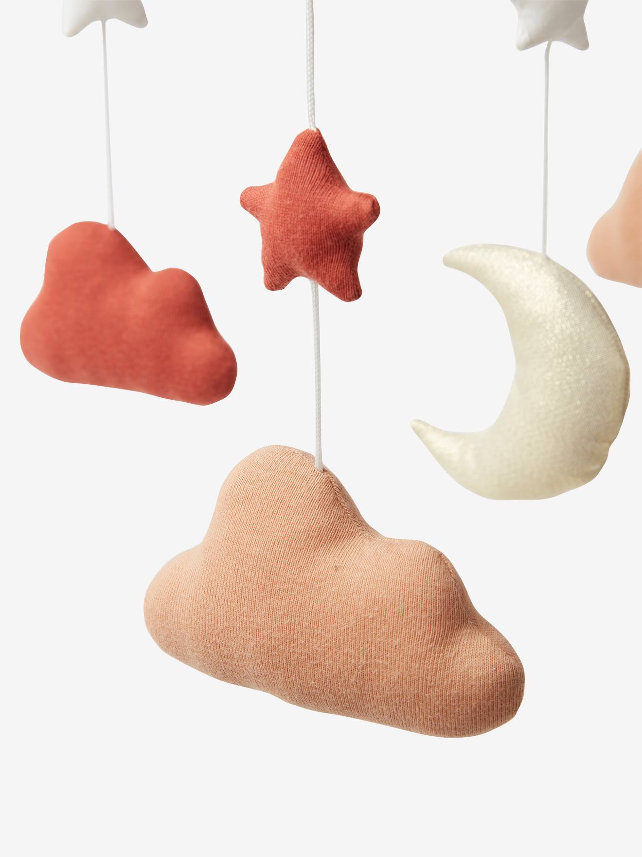 Mobile nuage, lune et étoiles marron (Vertbaudet) - Image 2