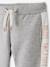 Pantalon jogging fille avec bandes côtés bleu grisé+gris+gris chiné 10 - vertbaudet enfant 