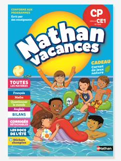 Jouet-Livres-Livres d'activités et de jeux-Cahier de Vacances 2022 du CP vers le CE1 - Nathan Vacances - 6/7 ANS - NATHAN