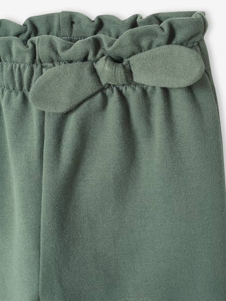 Pantalon en molleton bébé taille élastiquée BASICS bois de rose+corail+encre+vert bouteille 13 - vertbaudet enfant 