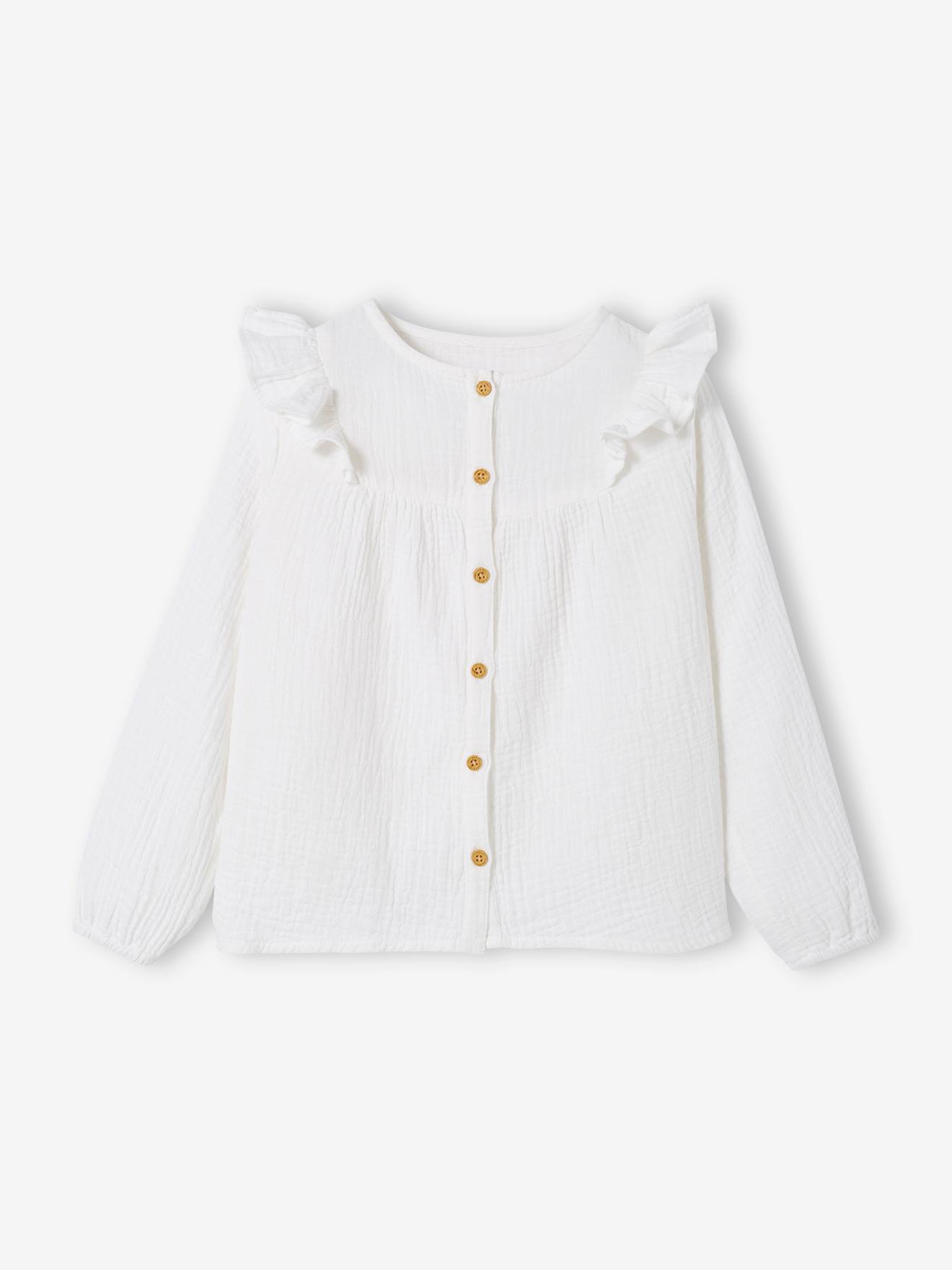 Chemise de nuit avec volants et print - ROSE - Fille - 8.40