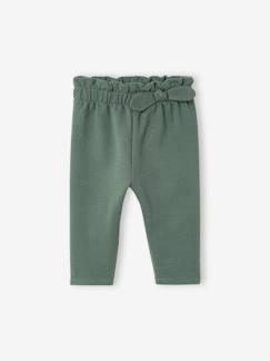 -Pantalon en molleton bébé taille élastiquée