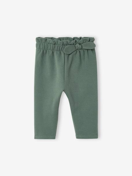 Bébé-Pantalon en molleton bébé taille élastiquée