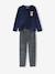 Lot de 2 pyjamas garçon velours nature LOT BLEU ET GRIS 3 - vertbaudet enfant 