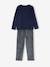 Lot de 2 pyjamas garçon velours nature LOT BLEU ET GRIS 7 - vertbaudet enfant 