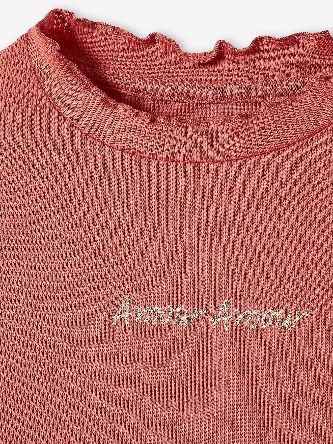 T-shirt à col rond en coton - Bleu - - 2.00