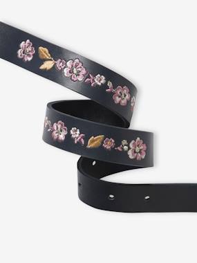2 Ceintures Fines à Paillettes Pour Fille - Cuir PU Brillant, Ajustable, Idéal Quotidien