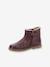 Boots en cuir fille Sarmille ASTER® bordeaux+marron+noir 6 - vertbaudet enfant 