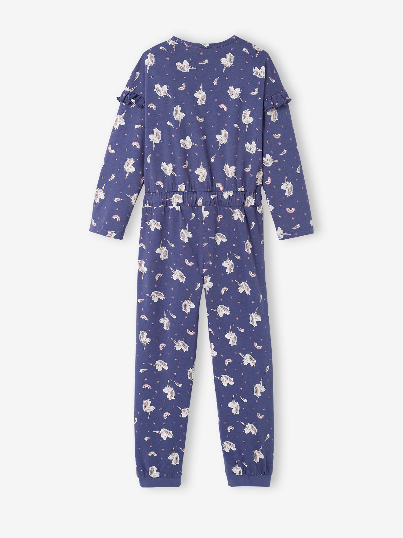 Pyjama Licorne Enfant bleu ciel