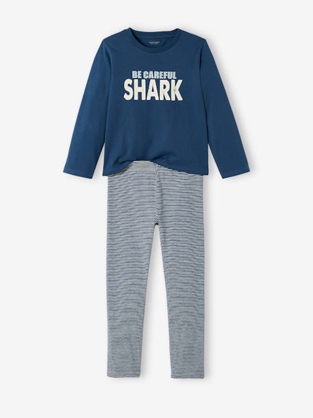 Lot de 2 pyjamas 'requins' garçon LOT BLEU ET GRIS 4 - vertbaudet enfant 