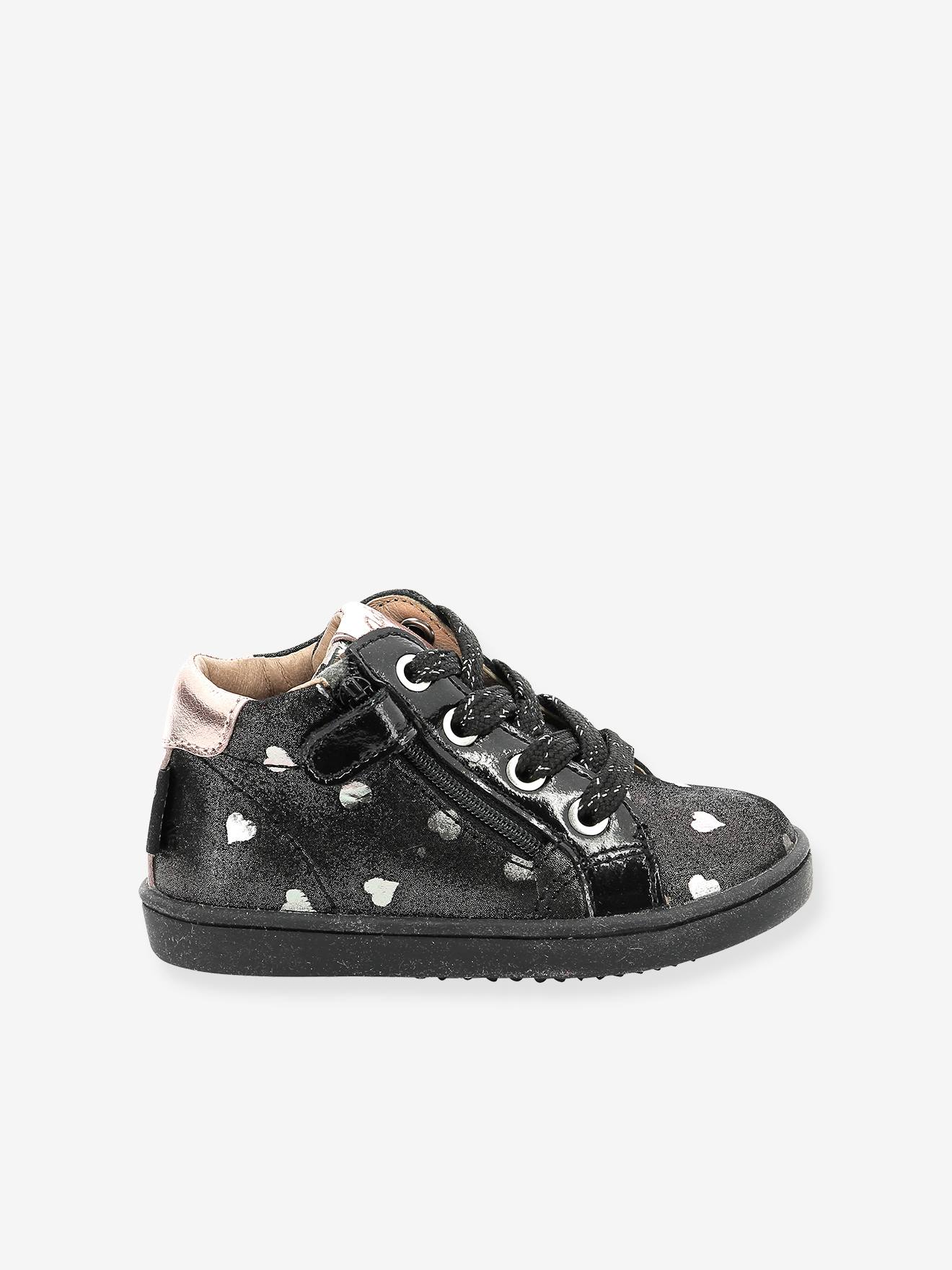 Bottines En Cuir Fille Wouhou Aster® Noir