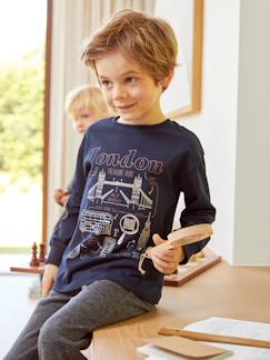 Garçon-T-shirt, polo, sous-pull-T-shirt-T-shirt ludique interactif avec QR code à scanner garçon pour enquêter