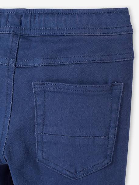 Pantalon slim couleur facile à enfiler garçon Anthracite+BEIGE+BLEU+KAKI+Vert olive 23 - vertbaudet enfant 