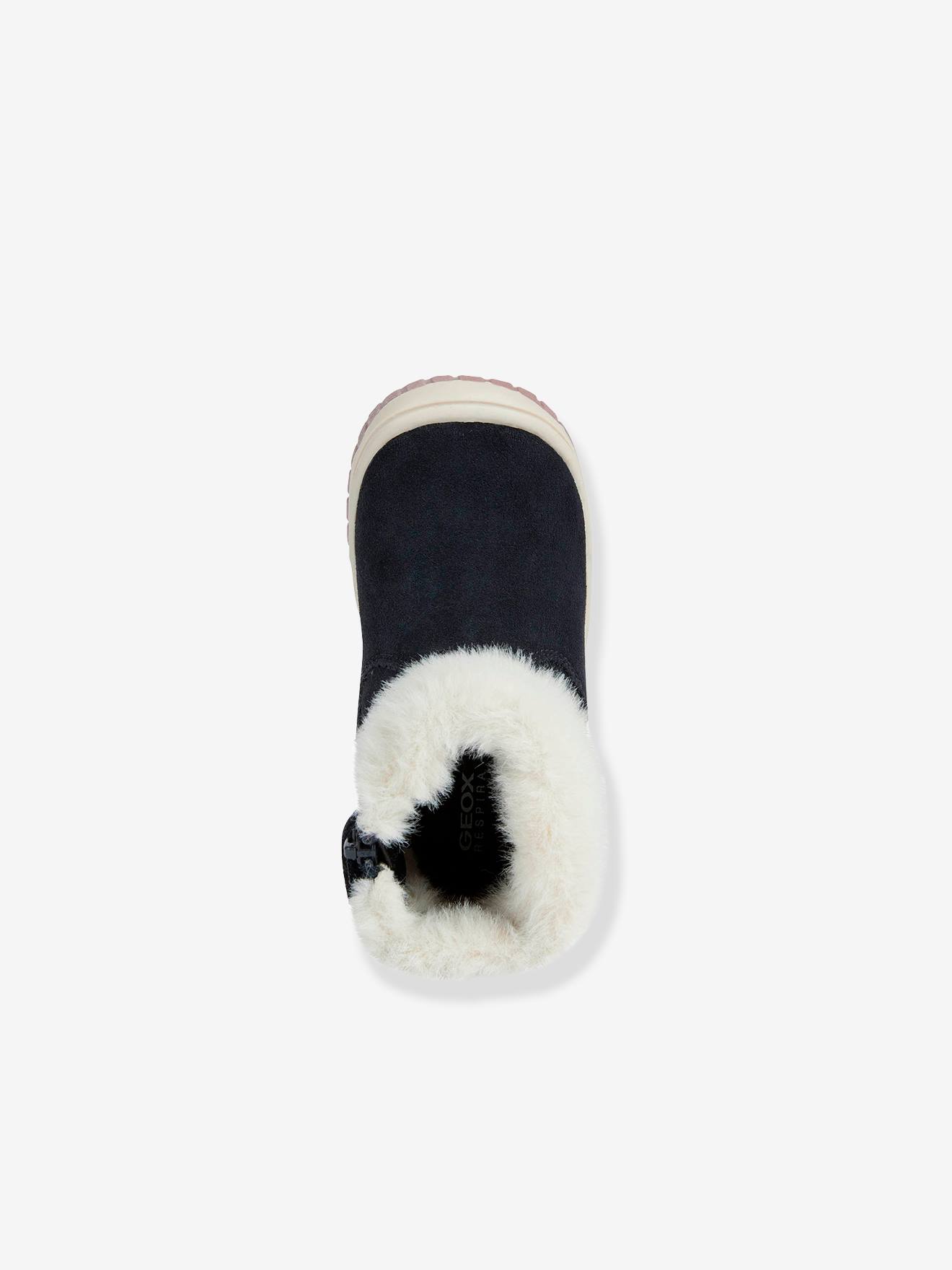 Bottes Fourrées Bébé Fille Vertbaudet - Taille 25 - Bleu Marine Avec étoiles Et Chouette - Semelle Antidérapante - 11